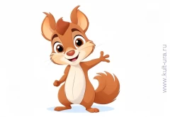 Зайчик, мишка, бельчонок – десять раскрасок со зверушками для детей младшего возраста