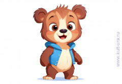 Зайчик, мишка, бельчонок – десять раскрасок со зверушками для детей младшего возраста