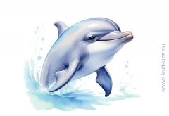 Дельфины, киты, океан – десять раскрасок с жителями океана для детей младшего возраста