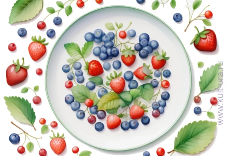 Клубника, смородина, крыжовник – десять раскрасок с ягодами для детей младшего возраста