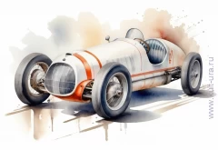Гоночные болиды и авто – десять раскрасок со старыми гоночными автомобилями для детей младшего возраста