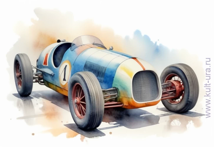 Гоночные болиды и авто – десять раскрасок со старыми гоночными автомобилями для детей младшего возраста
