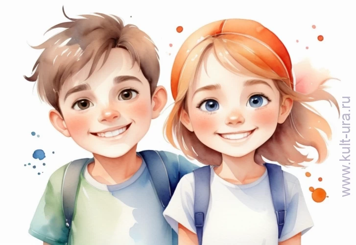 Дети – десять раскрасок с милыми персонажами для детей младшего возраста