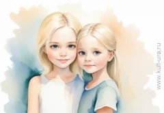 Братья и сёстры – десять раскрасок с милыми персонажами для детей младшего возраста