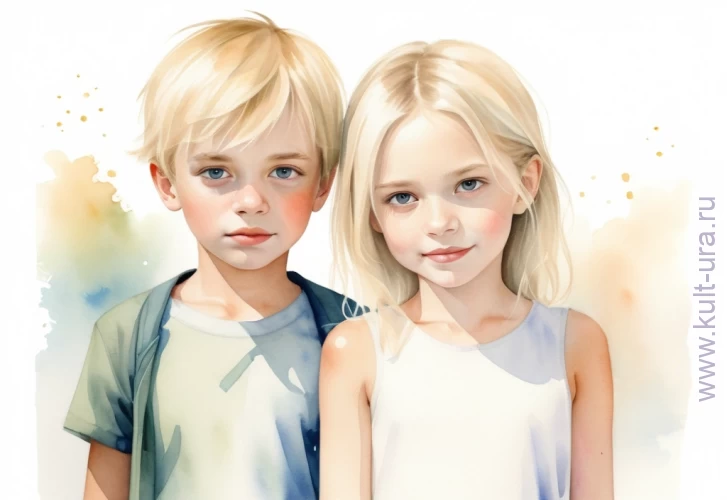 Братья и сёстры – десять раскрасок с милыми персонажами для детей младшего возраста