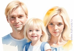 Семья – десять раскрасок с милыми персонажами для детей младшего возраста