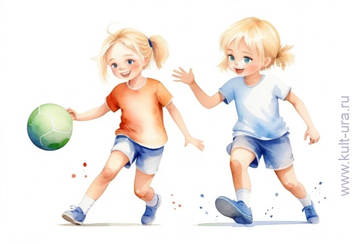 Игры, спорт, природа – десять раскрасок о детских увлечениях для детей младшего возраста