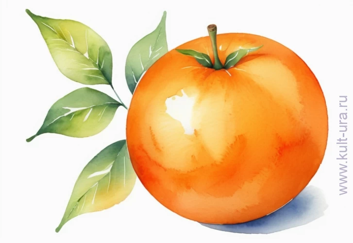 Апельсин, яблоко, груша – десять раскрасок с фруктами для детей младшего возраста